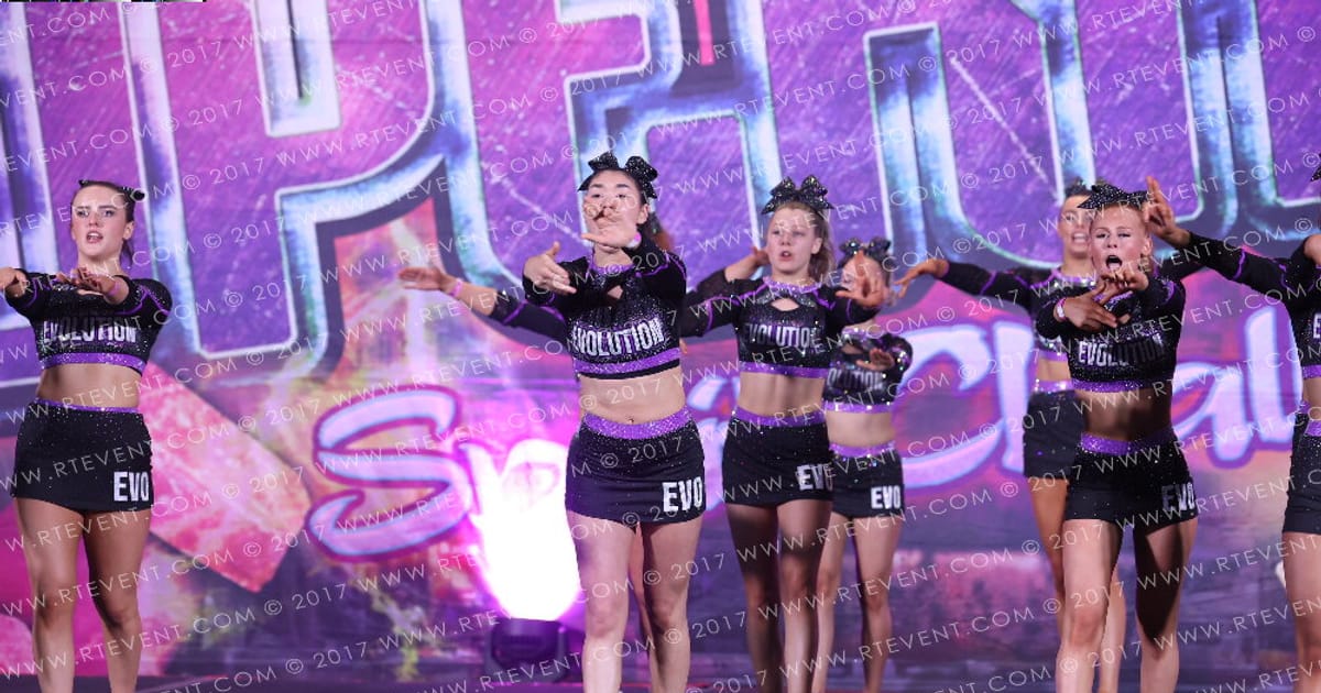 Cheer Evolution El3ctra · Superhero Spirit Challenge