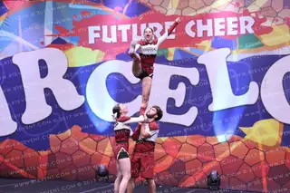 solder cheer and dance Red