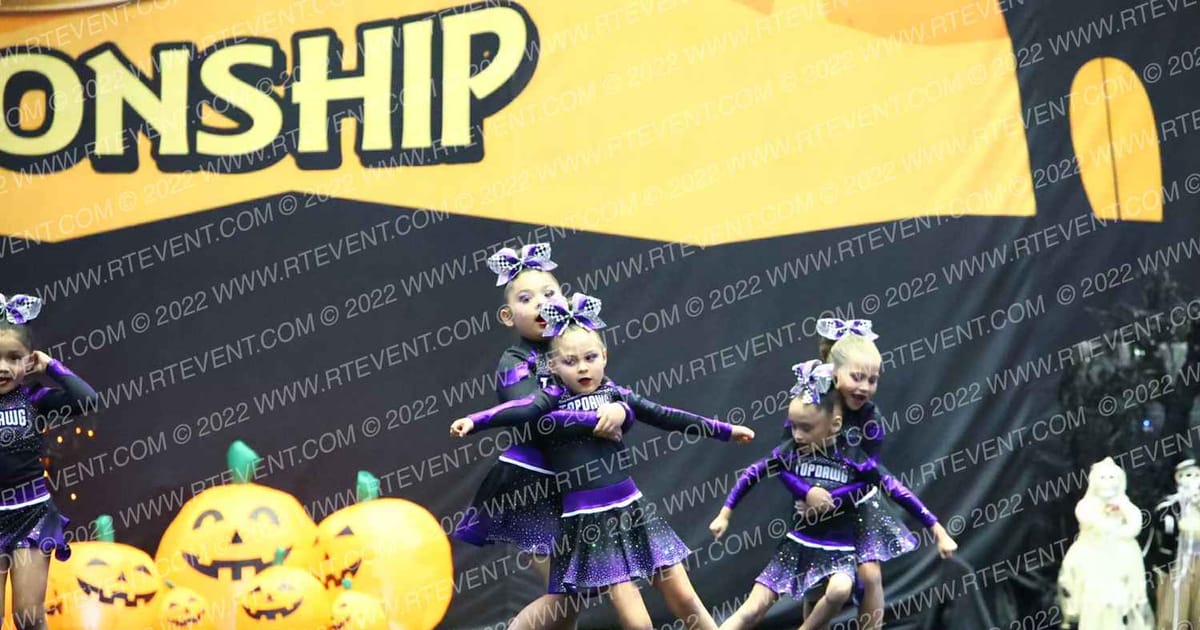 Top Dawg Cheer & Tumbling Royal Rebels · ACP Halloween Challenge