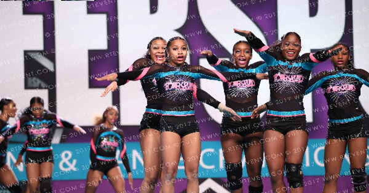 TMDC Bomb Squad Boss Bab3s · CHEERSPORT NATIONALS HALL B5