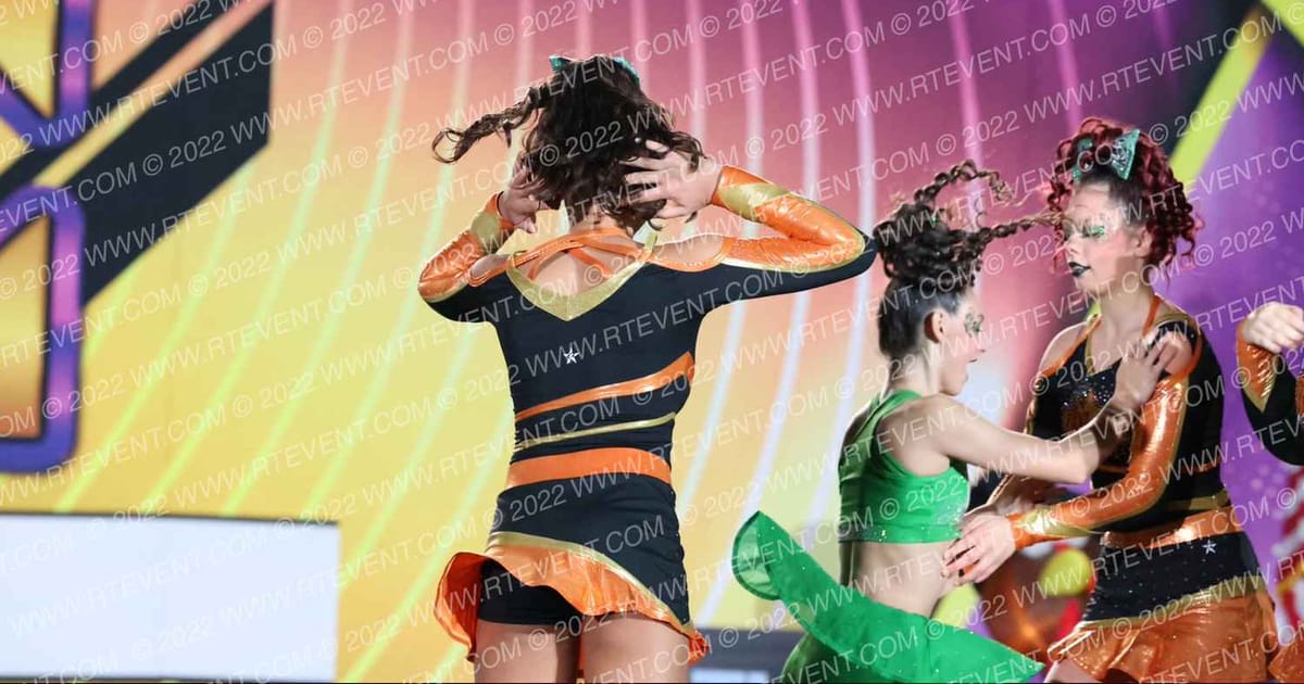Lake Erie Blaze Cheer LADY EMERALDS · Turkey Time Cheer and Dance Tournament