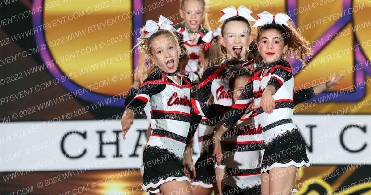 The Cheer Combine Training Gym Red Hearts · Turkey Time Cheer and Dance Tournament