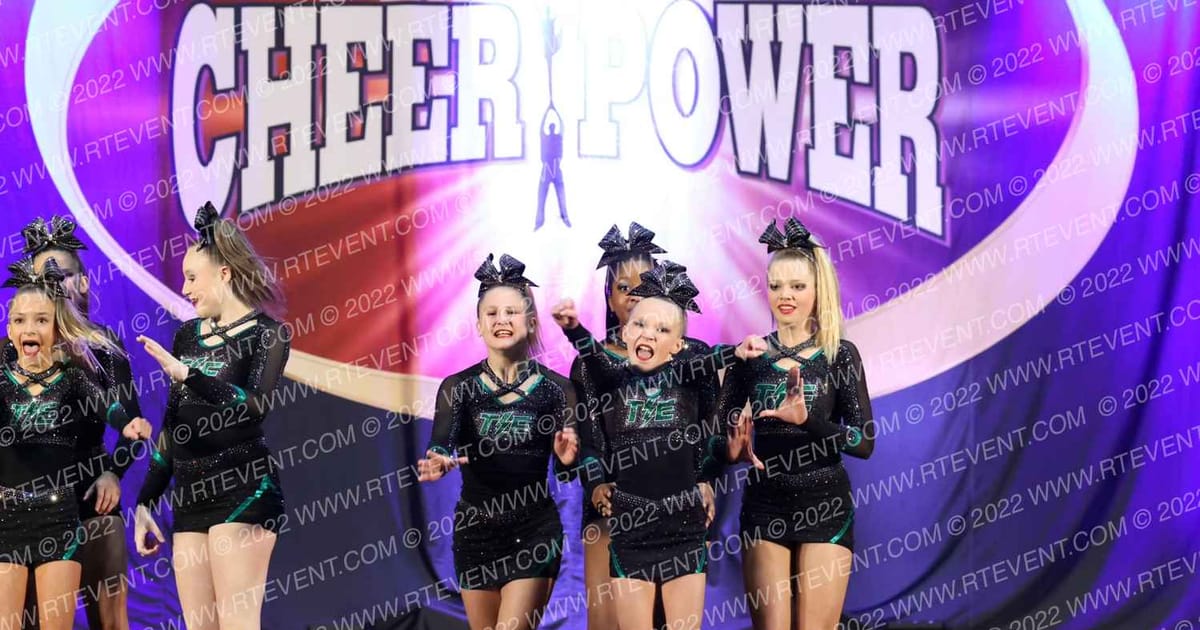 Thunder Extreme Lightning · Cheer Power Disco Showdown Tulsa DIDII