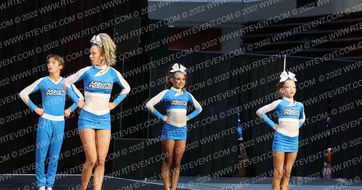 SoCo Intensity Sapphire · Cheer Power Disco Showdown Tulsa DIDII