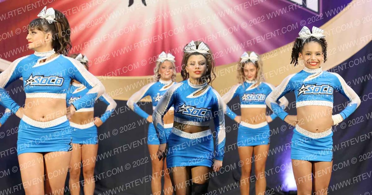 SoCo Intensity Inspire · Cheer Power Disco Showdown Tulsa DIDII