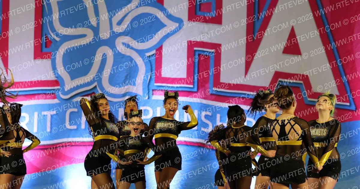 Hornets Competitive Cheerleading Junior Swarm · ALOHA Trenton Showdown