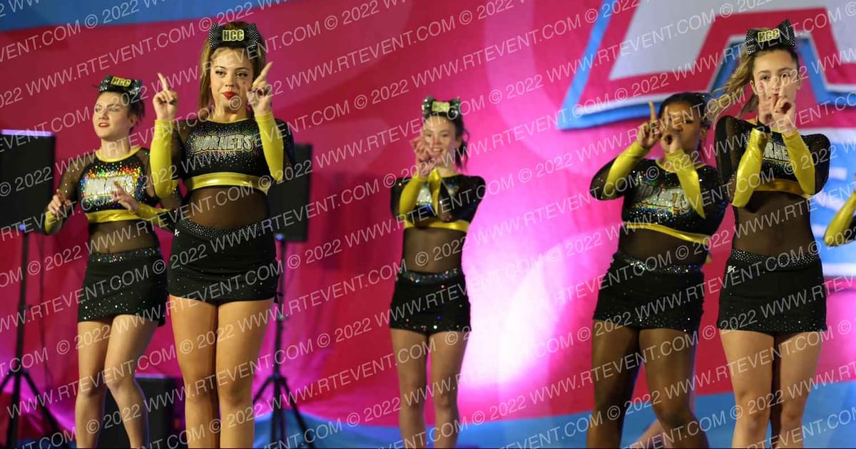 Hornets Competitive Cheerleading Lady Sting · ALOHA Trenton Showdown