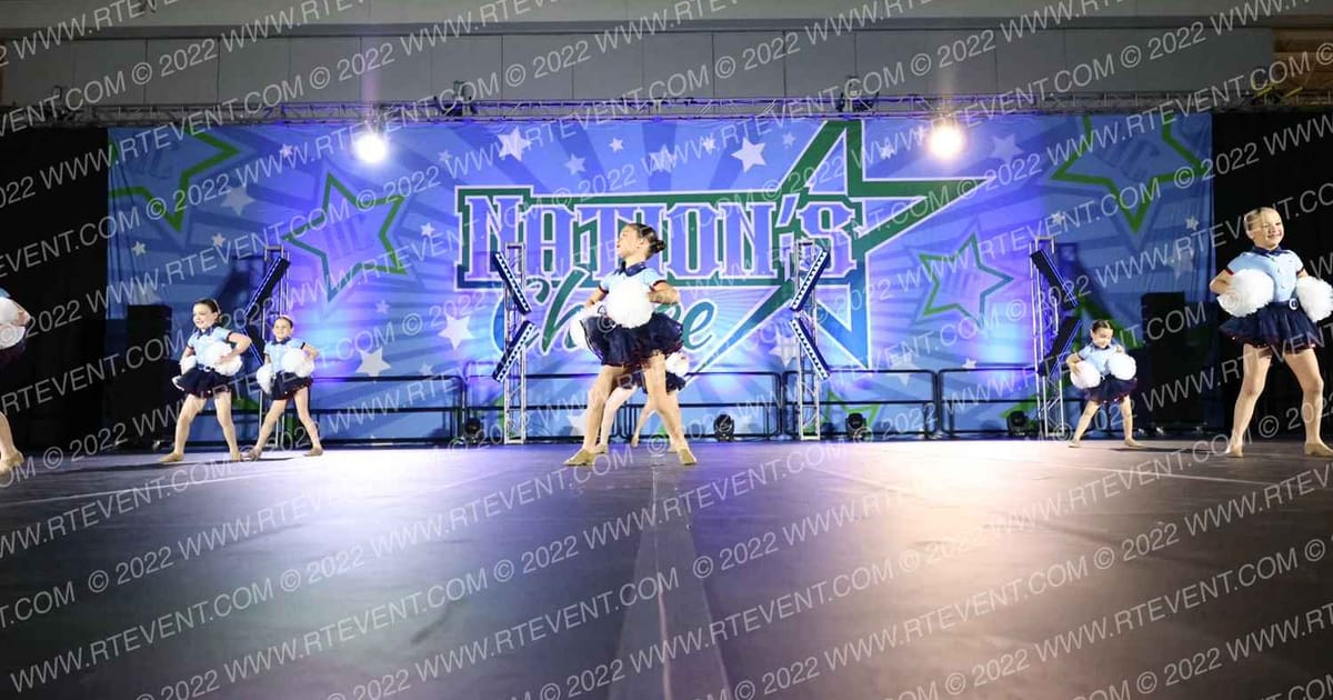 Studio 22 Tiny Pom · Nations Choice Dance Grand Cheer Showdown