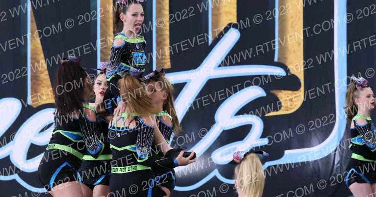 Athletic Cheer Force Rage · Iconic Rock the Harvest