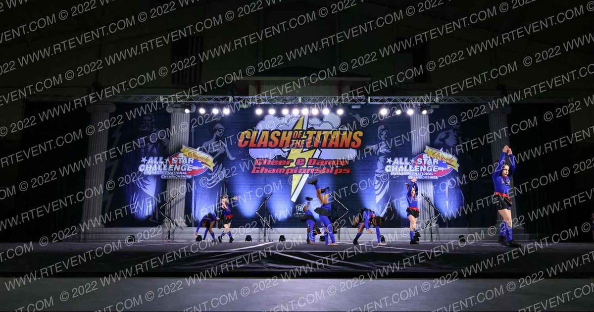 Palmetto Spirit Cheer & Tumble Blue Belles · ASC Clash of the Titans Concord Showdown