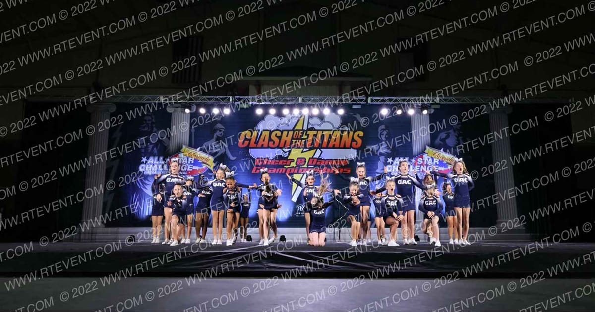 Greensboro All Star Cheerleading Rose Gold · ASC Clash of the Titans Concord Showdown