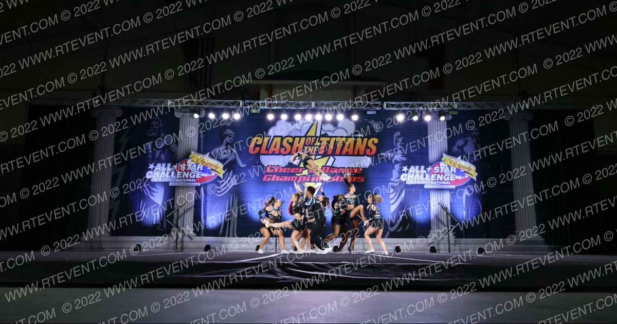 Charlotte Allstar Cheerleading Teal · ASC Clash of the Titans Concord Showdown