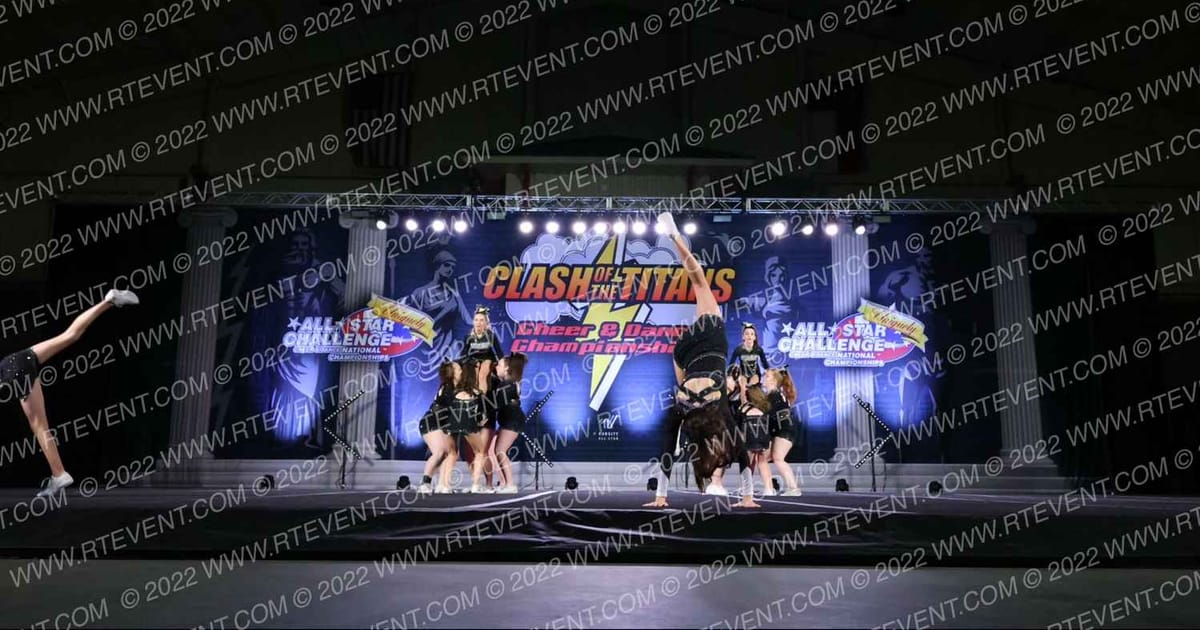 Smoky Mountain Competition Cheer Senior Blackout · ASC Clash of the Titans Concord Showdown