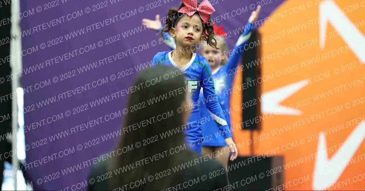 University Cheer Force Tiny Rays · GSSA San Mateo DIDII