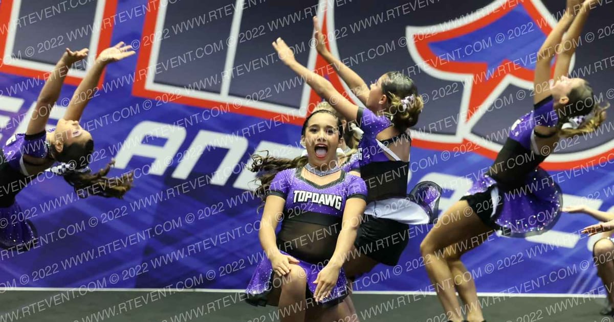 Top Dawg Cheer & Tumbling Purple Reign · Jamfest San Antonio Classic