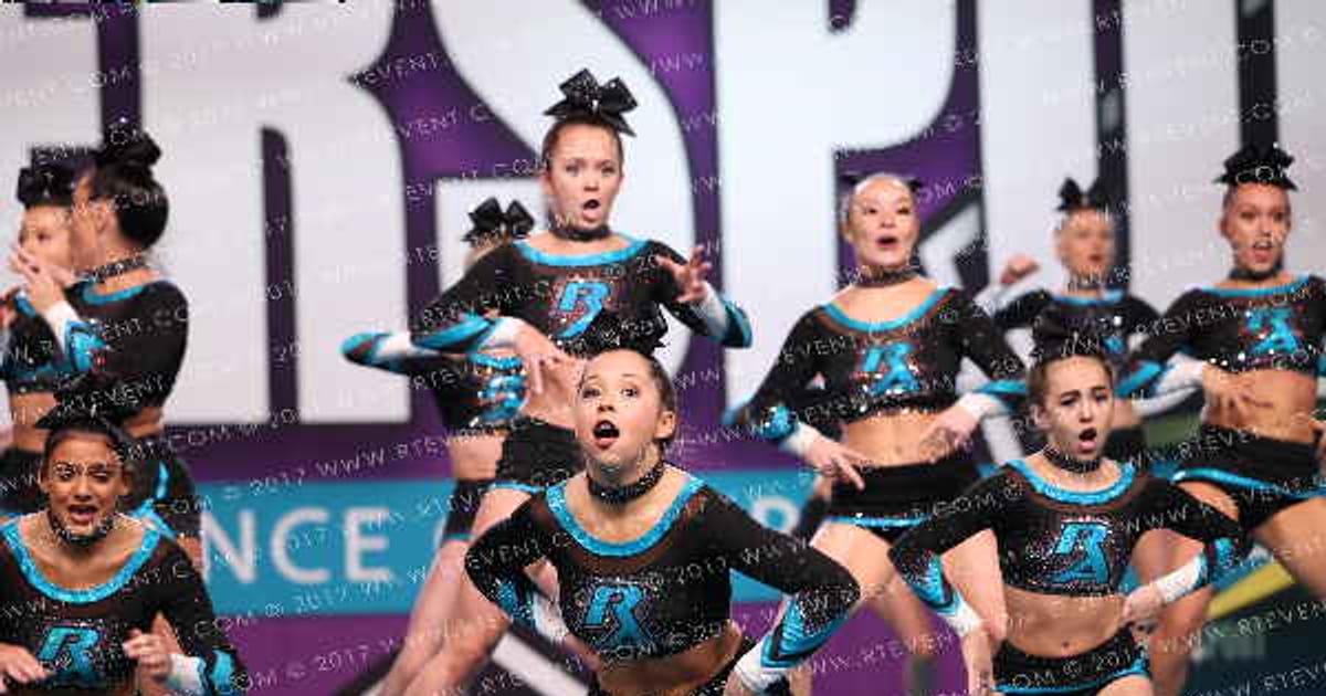 Revolution Athletics Allstars BLACKOUT · CHEERSPORT NATIONALS HALL B5