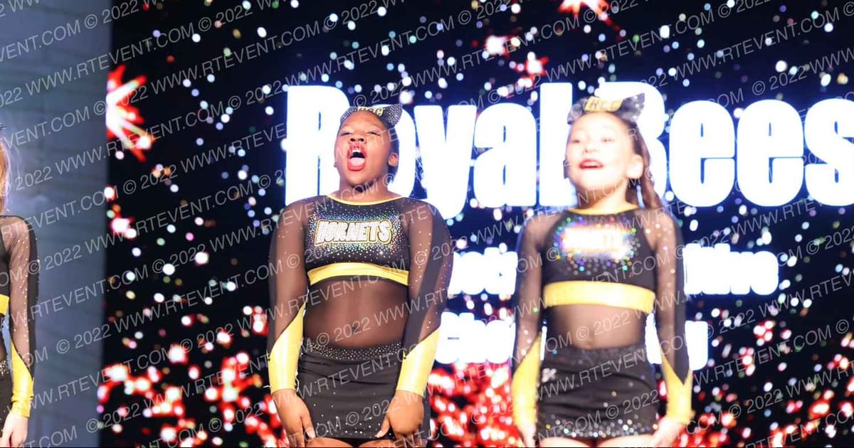 Hornets Competitive Cheerleading Royal Bees · CCD Grand Nationals
