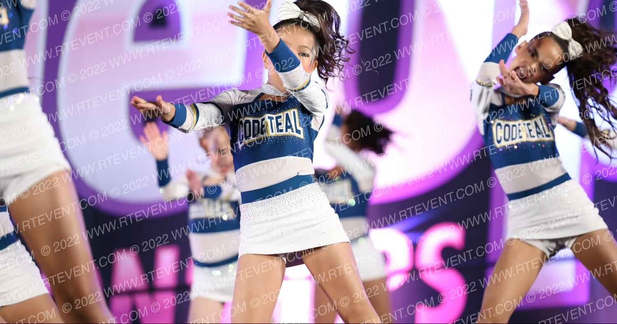 Fresno Cheer Code Teal · One Up SoCal Nationals
