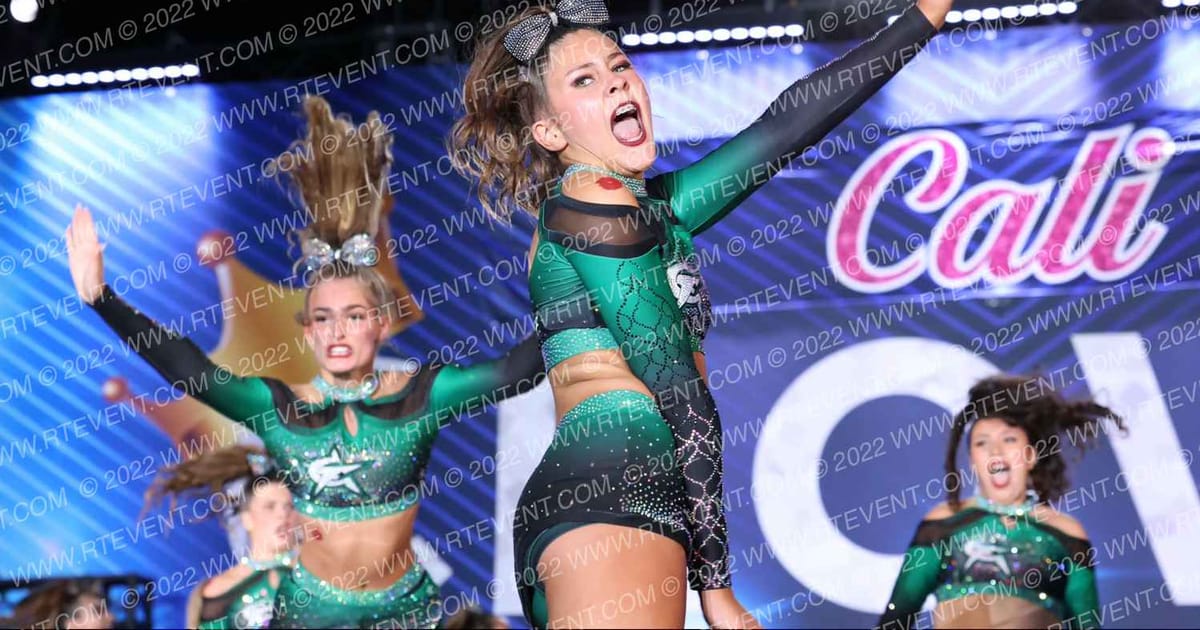 CheerForce San Diego SENIOR SMACK · Cali Crown V