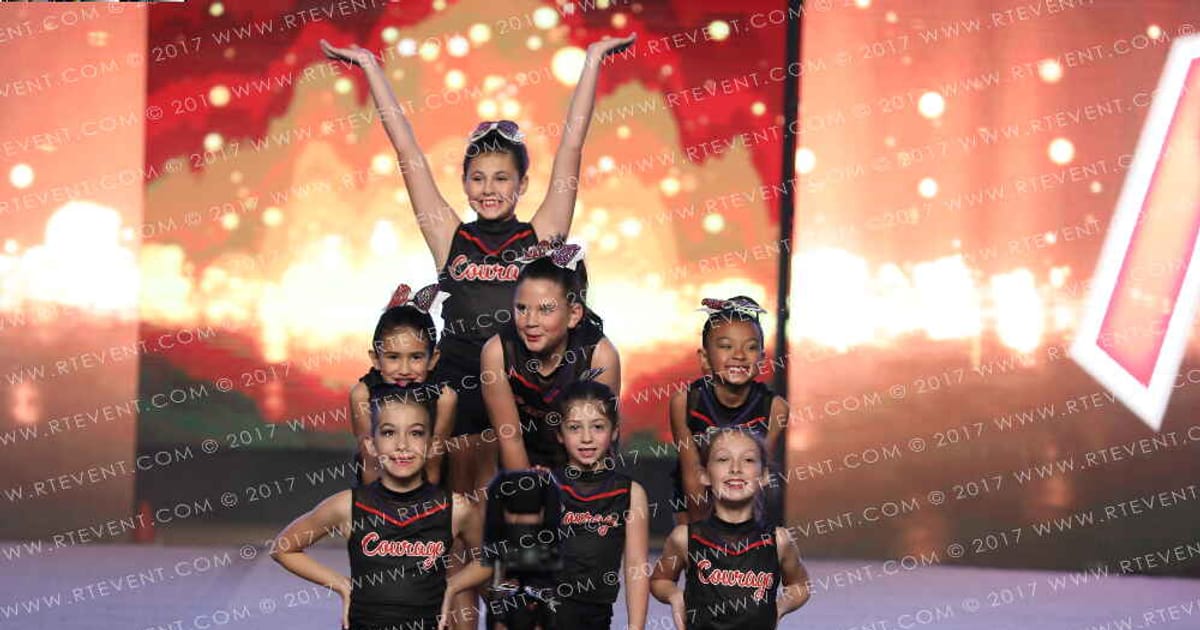 Courage Cheer & Dance United Youth NoviceRec · Gold Rush Ft Worth