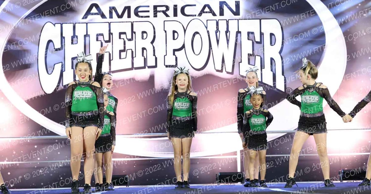 Athletic Perfection SURGE · Cheer Power Roseville DIDII