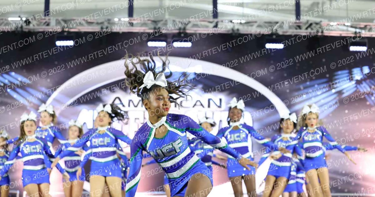 University Cheer Force Rain · Cheer Power Roseville DIDII