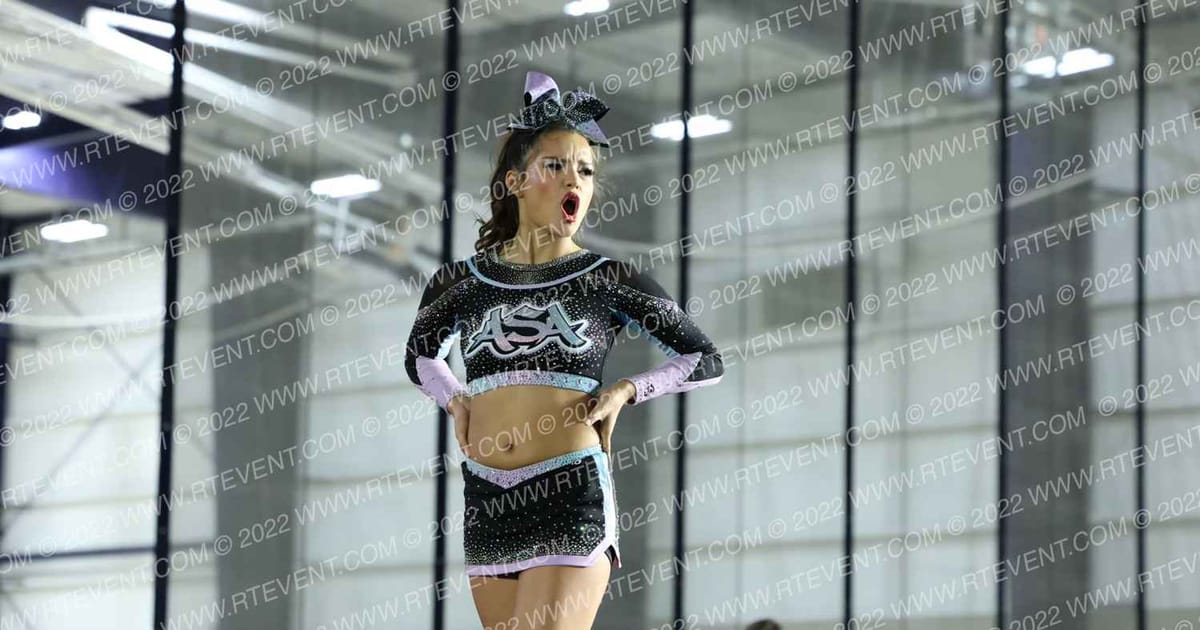 Almaden Spirit Athletics Turquoise · Cheer Power Roseville DIDII