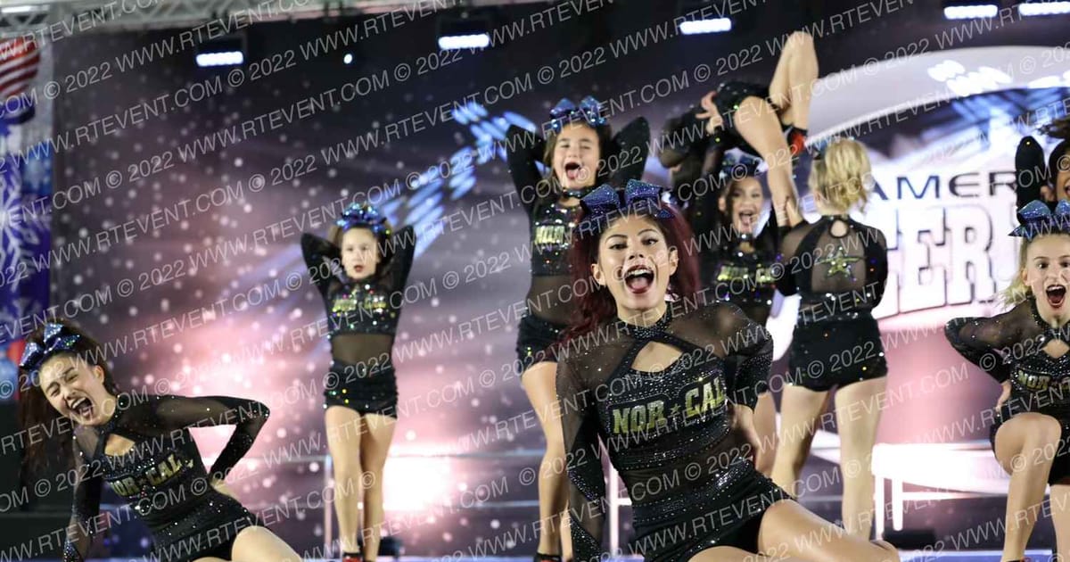 Nor Cal Elite All Stars Pluto · Cheer Power Roseville DIDII