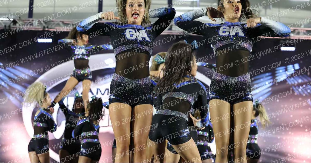 The California All Stars-Livermore J Fab · Cheer Power Roseville DIDII