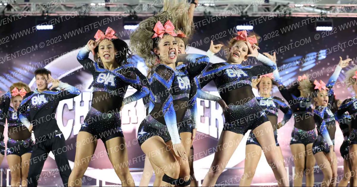 The California All Stars-Livermore Covert · Cheer Power Roseville DIDII