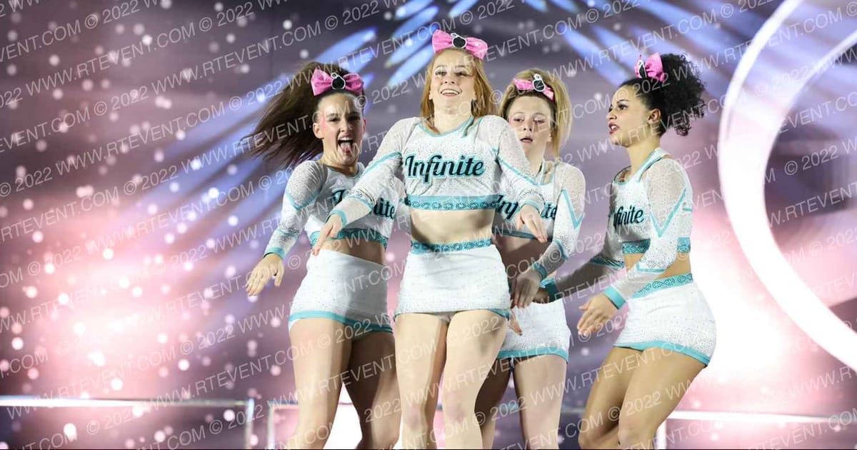 Infinite Athletics Bombshells · Cheer Power Roseville DIDII