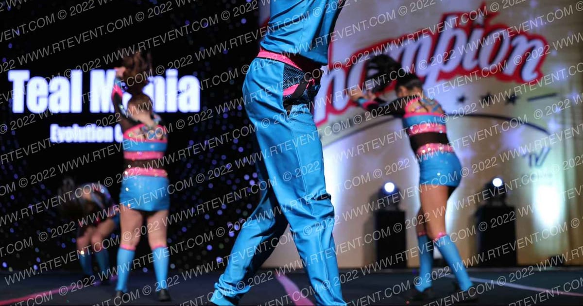 Evolution Cheer Teal Mania · CCD Grand Nationals
