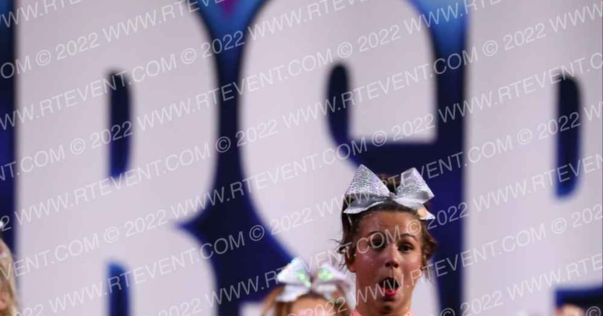 The Stingray Allstars Peach · CHEERSPORTCartersvilleClassic