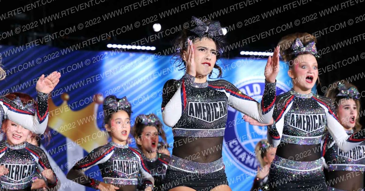 American Cheer SR WHITE · Cali Crown V