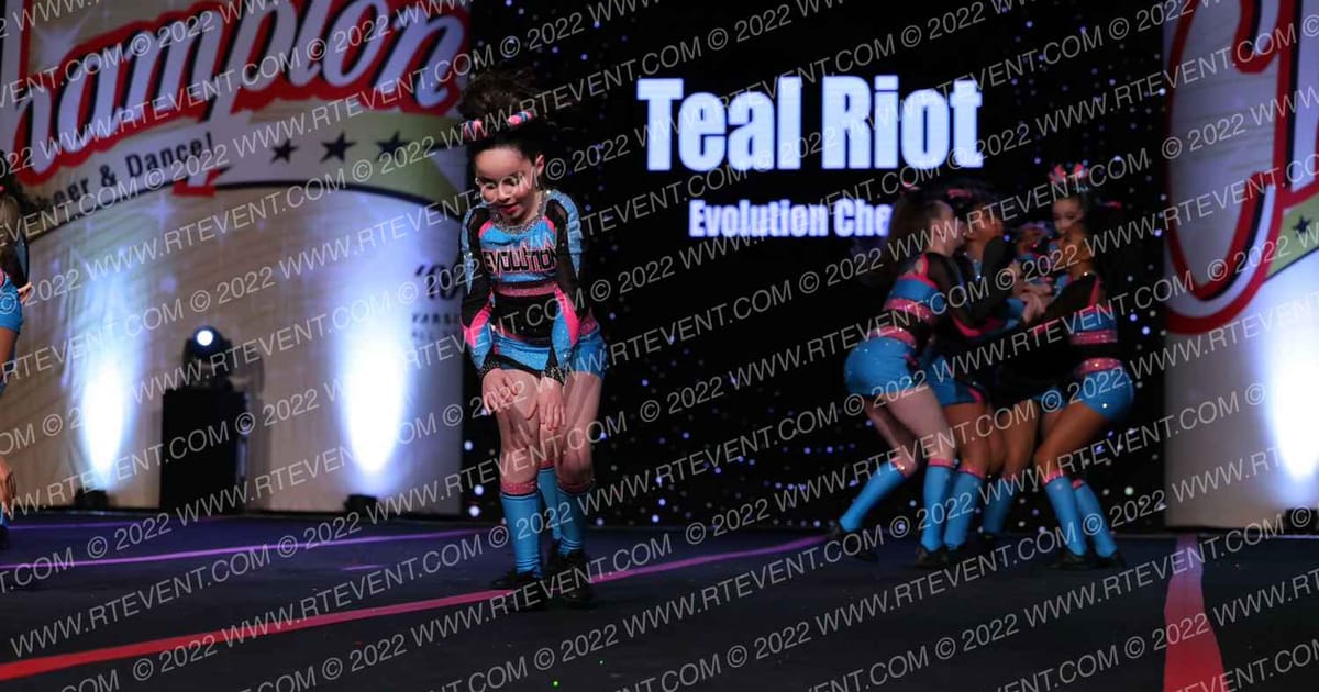 Evolution Cheer Teal Riot · CCD Grand Nationals