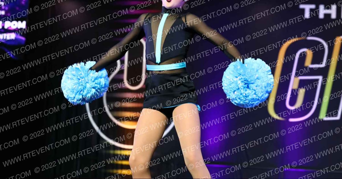 The Vision Dance Center TVDC Mini Large Pom · WSF Grand Nationals