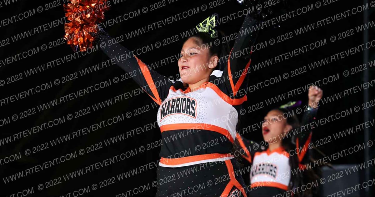 La Puente Warriors Cheer La Puente Warriors Jr Midgets · Cali Crown V