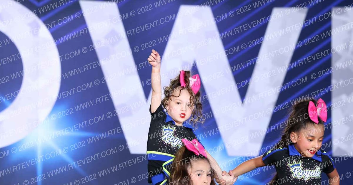 Royal Storm Elite Cheer Mini Mafia · Cali Crown V