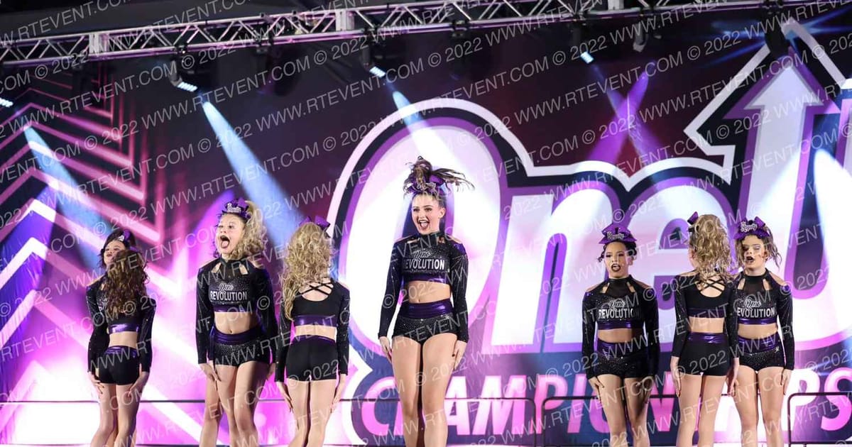 Reno Revolution Cheer Royalty · One Up SoCal Nationals