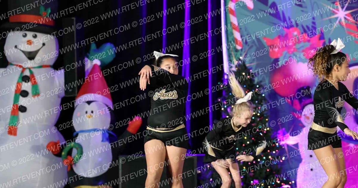 Texas Aces Athletics Neon · Cheer Power Houston Showdown