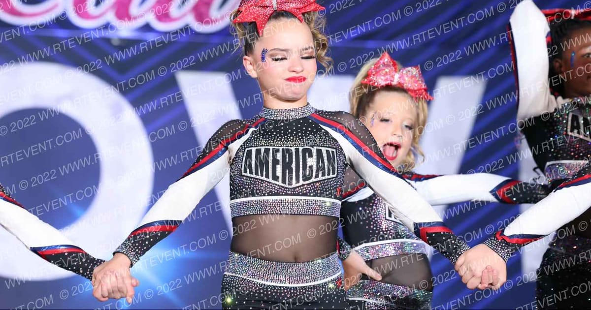 American Cheer YOUTH BLUE · Cali Crown V