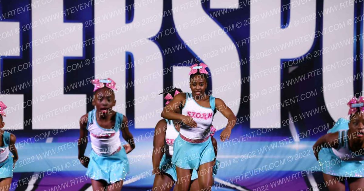 S.T.O.R.M Cheerleading Black Frost · CHEERSPORTCartersvilleClassic