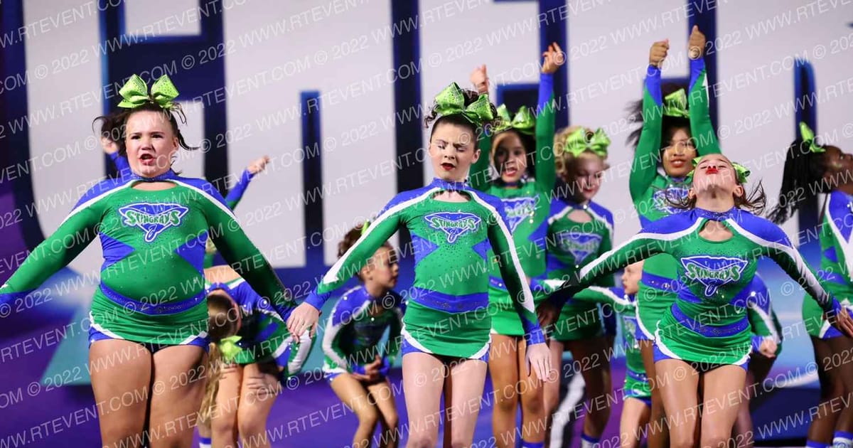 The Stingray Allstars Kiwi · CHEERSPORTCartersvilleClassic