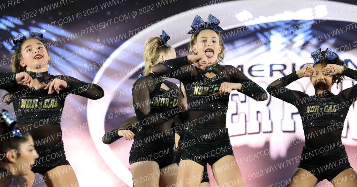 Nor Cal Elite All Stars Pluto · Cheer Power Roseville DIDII