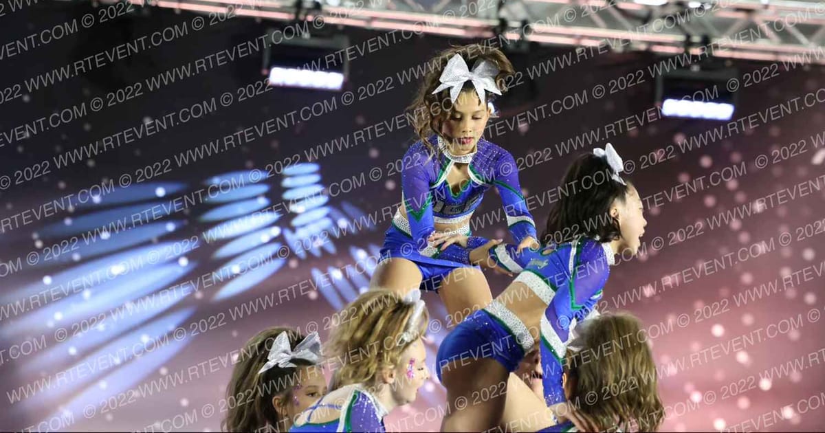 University Cheer Force Black Ice · Cheer Power Roseville DIDII