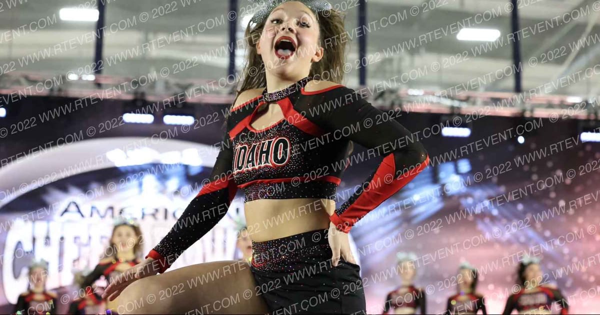 Idaho All-Star Cheer Pyros · Cheer Power Roseville DIDII