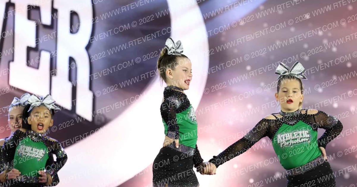 Athletic Perfection SURGE · Cheer Power Roseville DIDII