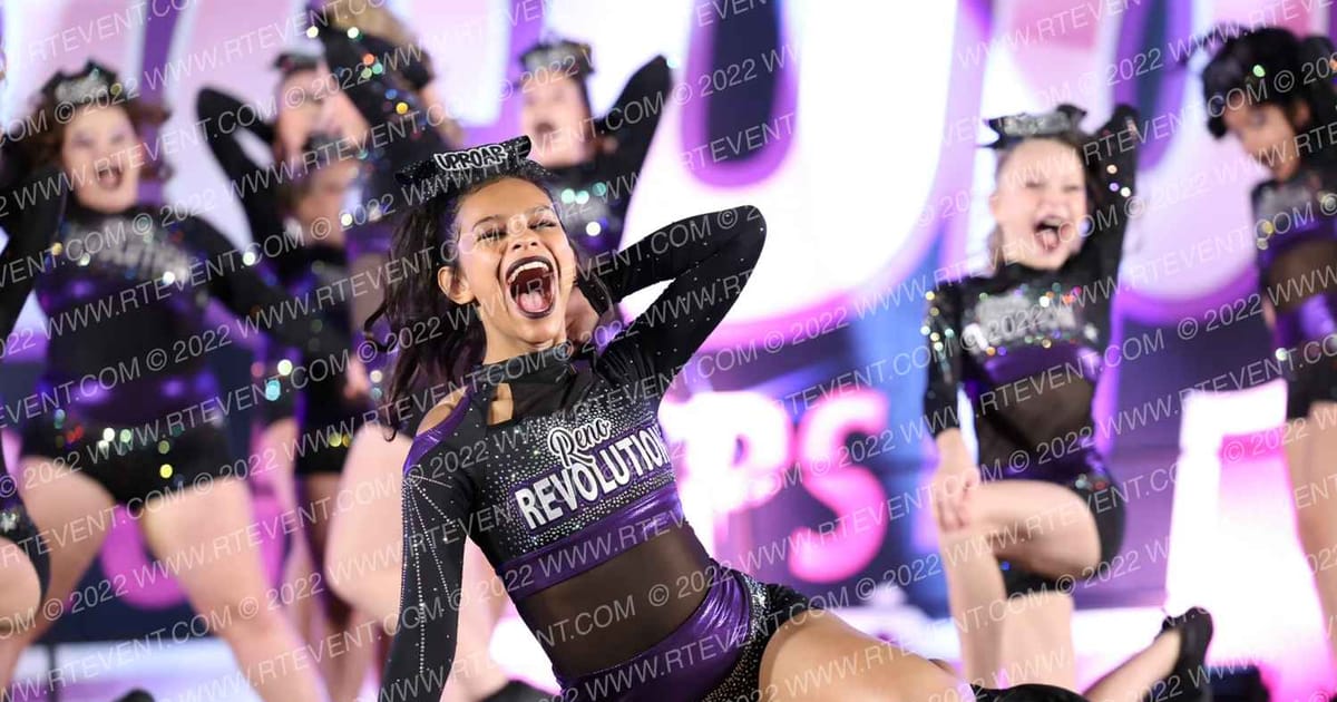 Reno Revolution Cheer Uproar · One Up SoCal Nationals