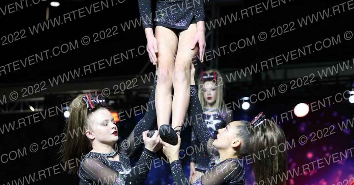 Revolution Rec Cheer Code Black Legacy · Spirit Sports Worcester Nationals