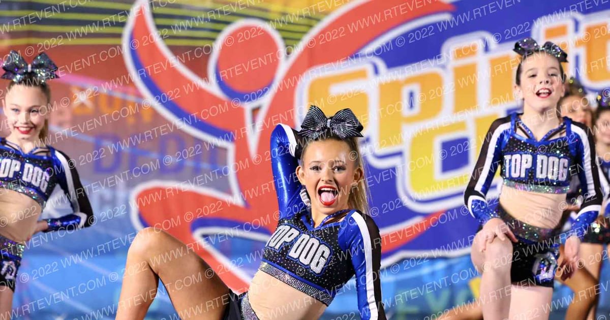 Florida Top Dog All Stars Frost · Spirit Cheer Dance Grand Nationals Cheer Nationals DIDII